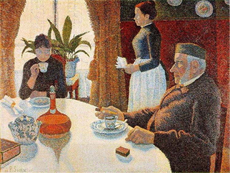 Paul Signac Breakfast, China oil painting art